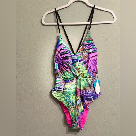 NWT Wet Swimwear Isla De Ibiza Elsa One-Piece Swimsuit
NEON-MULTI - Picture 7 of 16